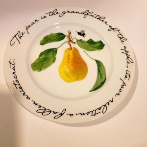 Vintage Williams Sonoma Orchard Suite Pear Japan Accent Salad Plate NWOT